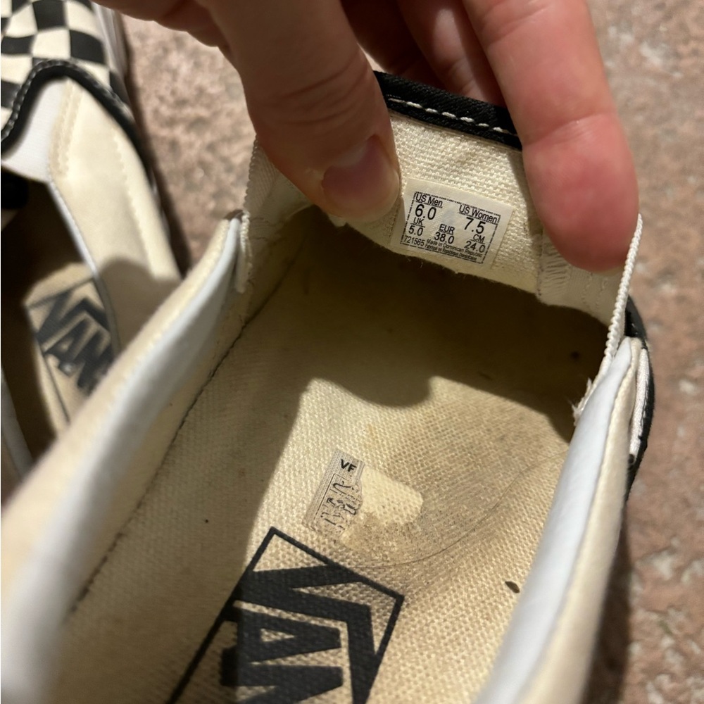 Checkered Vans - image 2